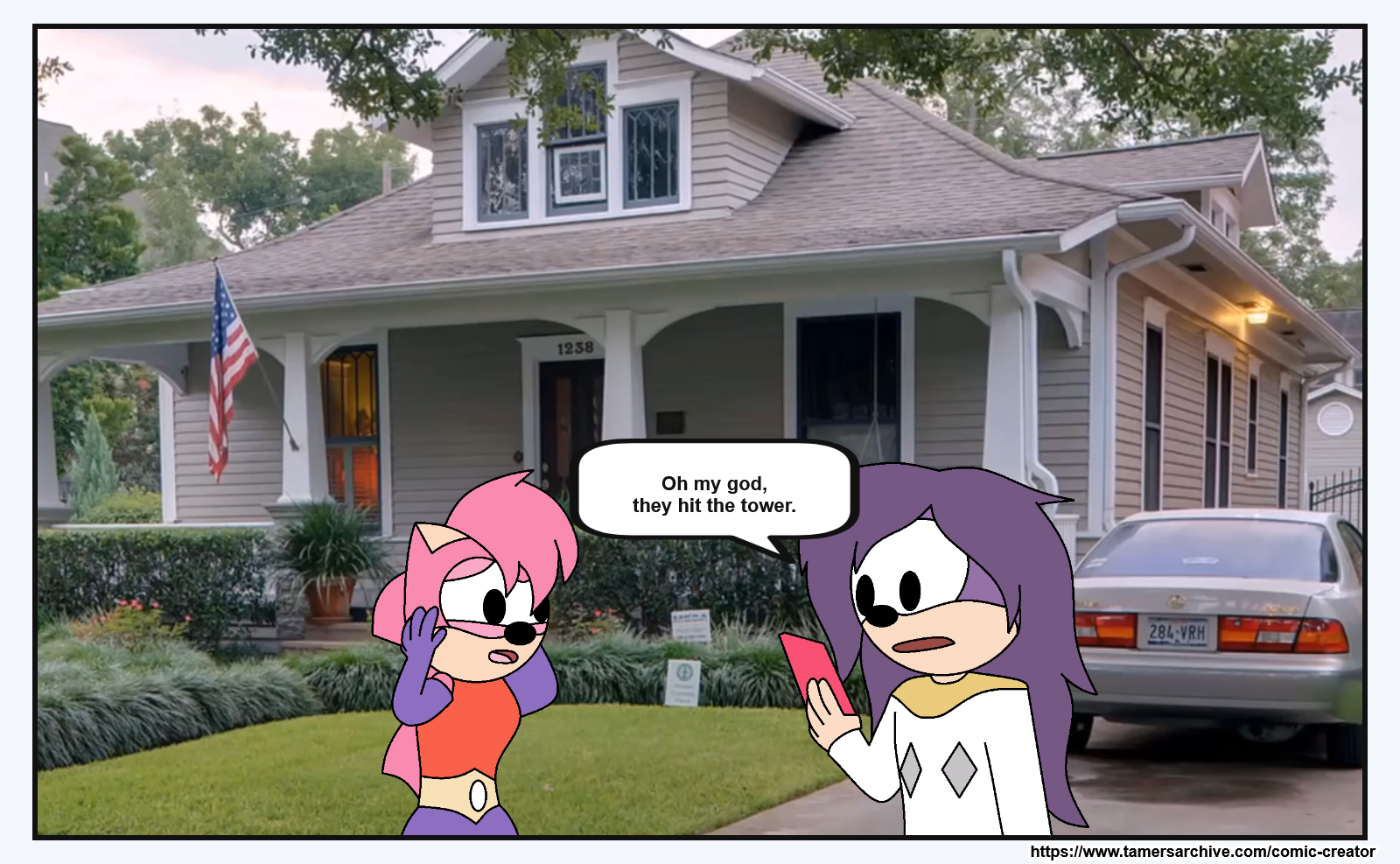 Preview of the comic creator